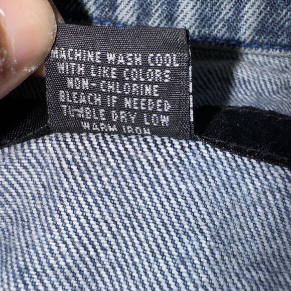 Marithe Francois Girbaud Denim Vest Mens XL Faded Street Grunge Hip Hop,‎ Y2K - Picture 14 of 15